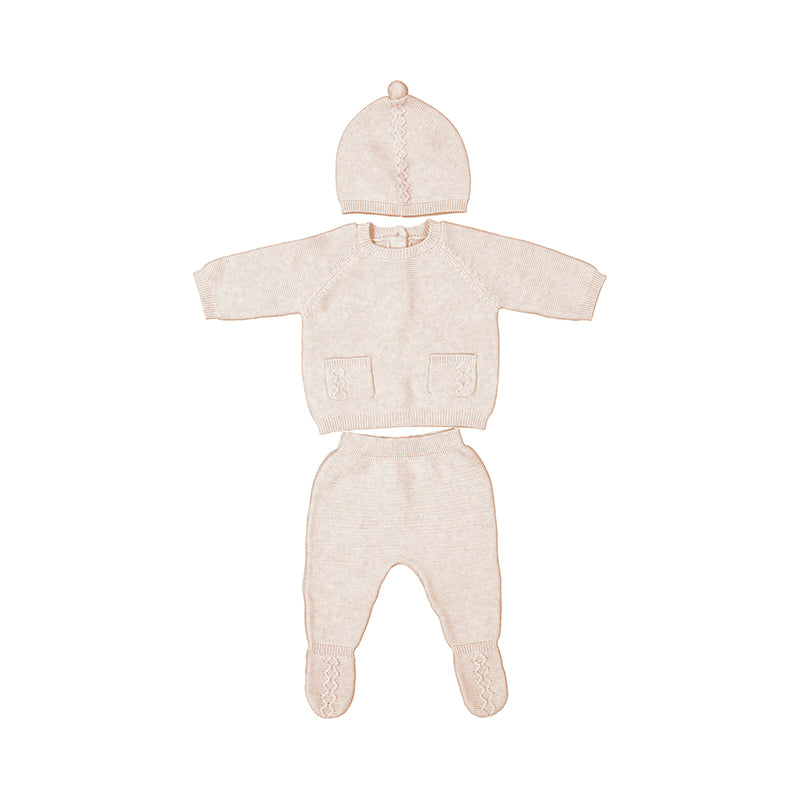 Mayoral - 3pc baby set milk