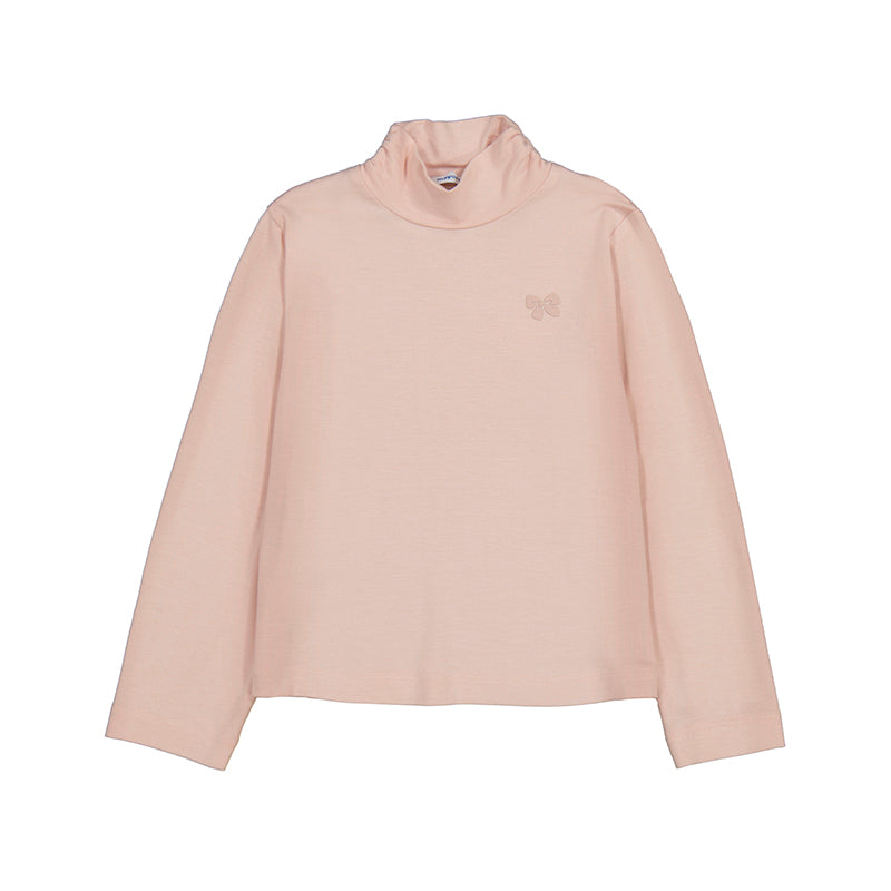 Mayoral - basic turtleneck viscose pink