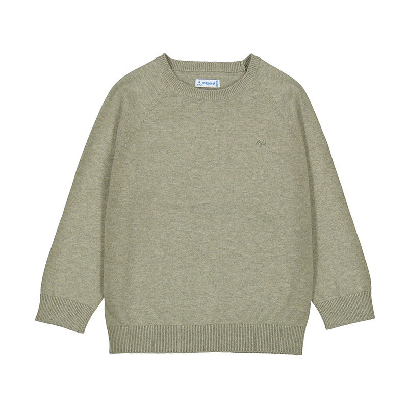 Mayoral - basic cotton jumper pistachio
