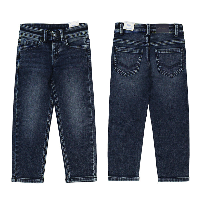 Mayoral - denim pants blue black