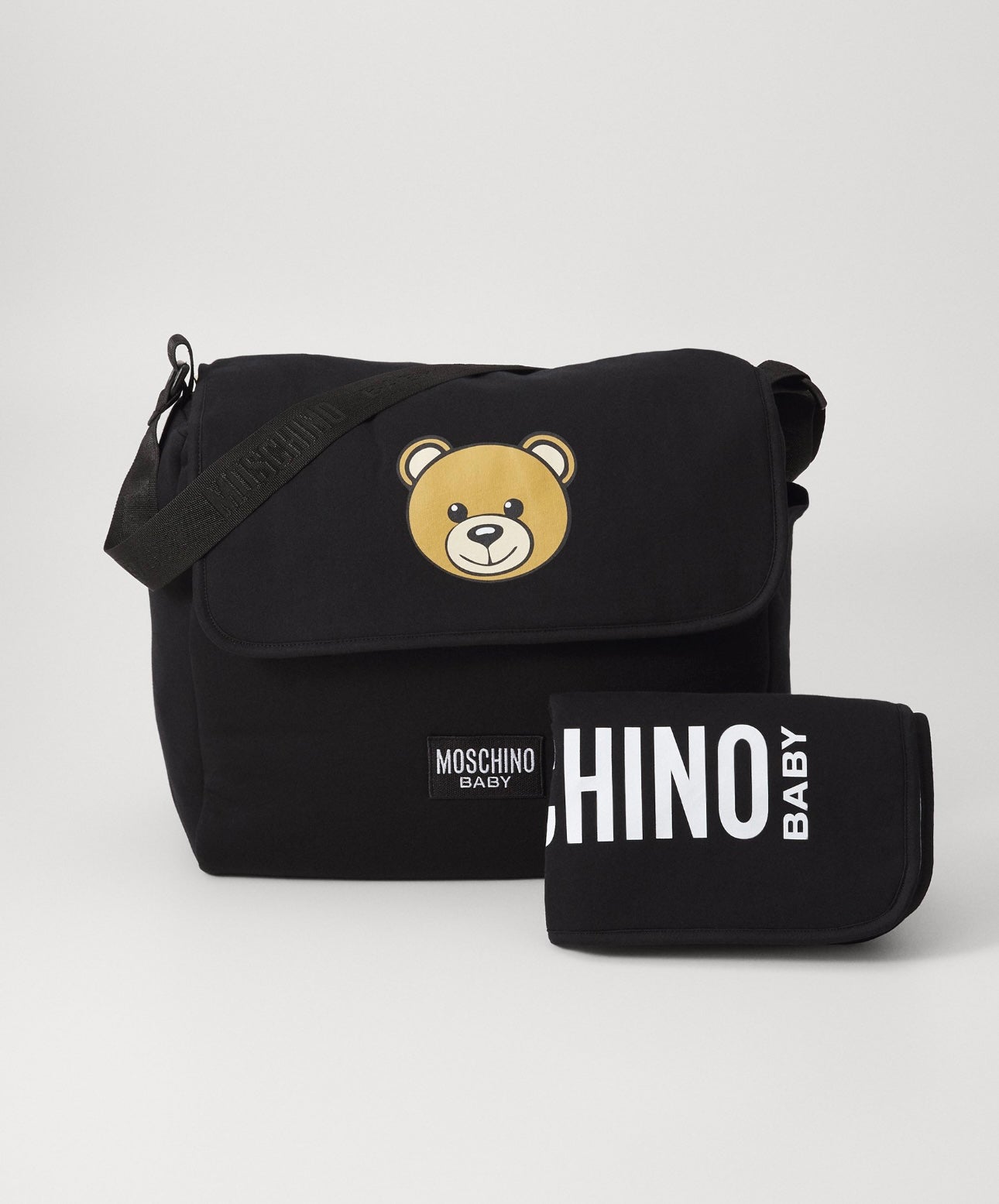 Moschino Kids - luiertas zwart unisex