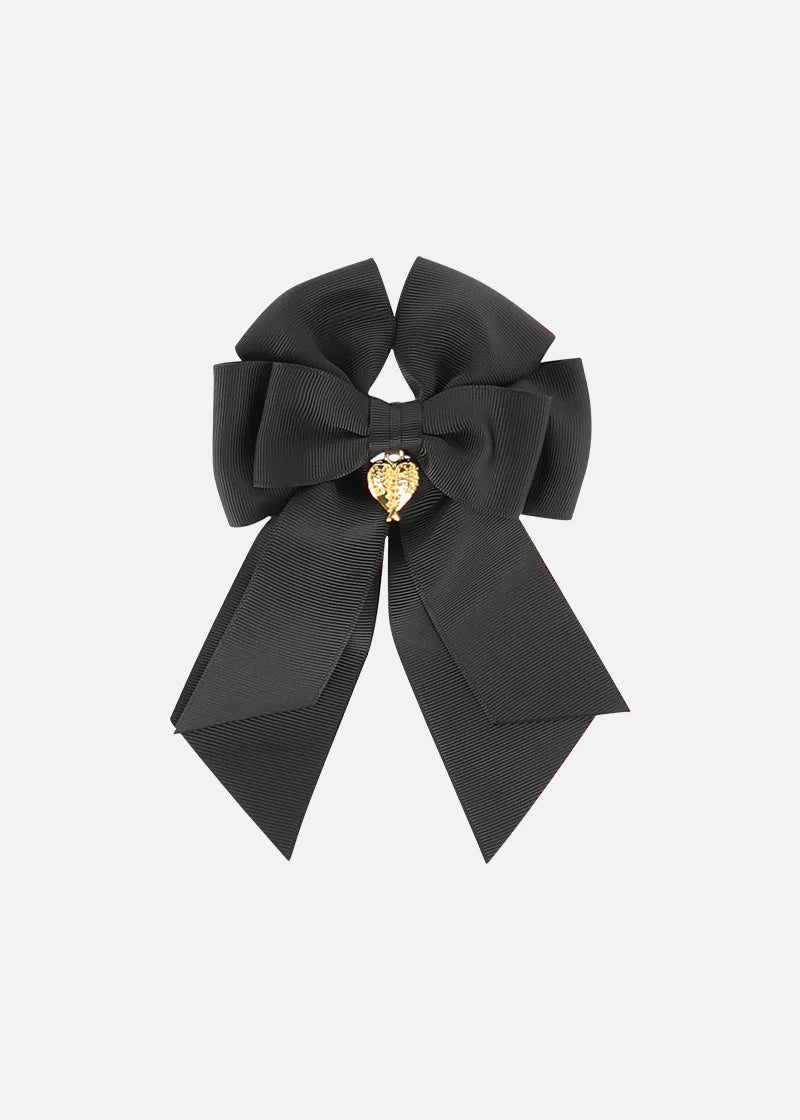 Angel’s face - french bow clip black