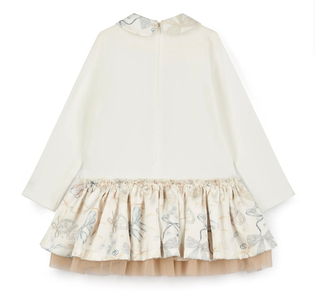 A’Dee - Betty bow print drop waist dress