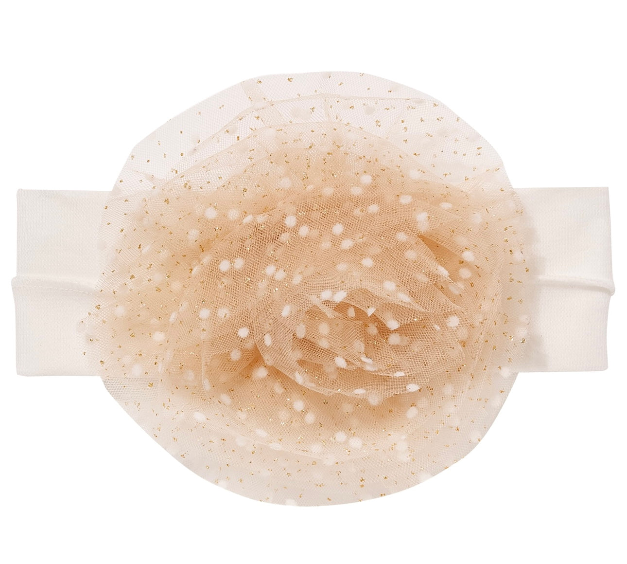 Sofija - headband princess tulle gold