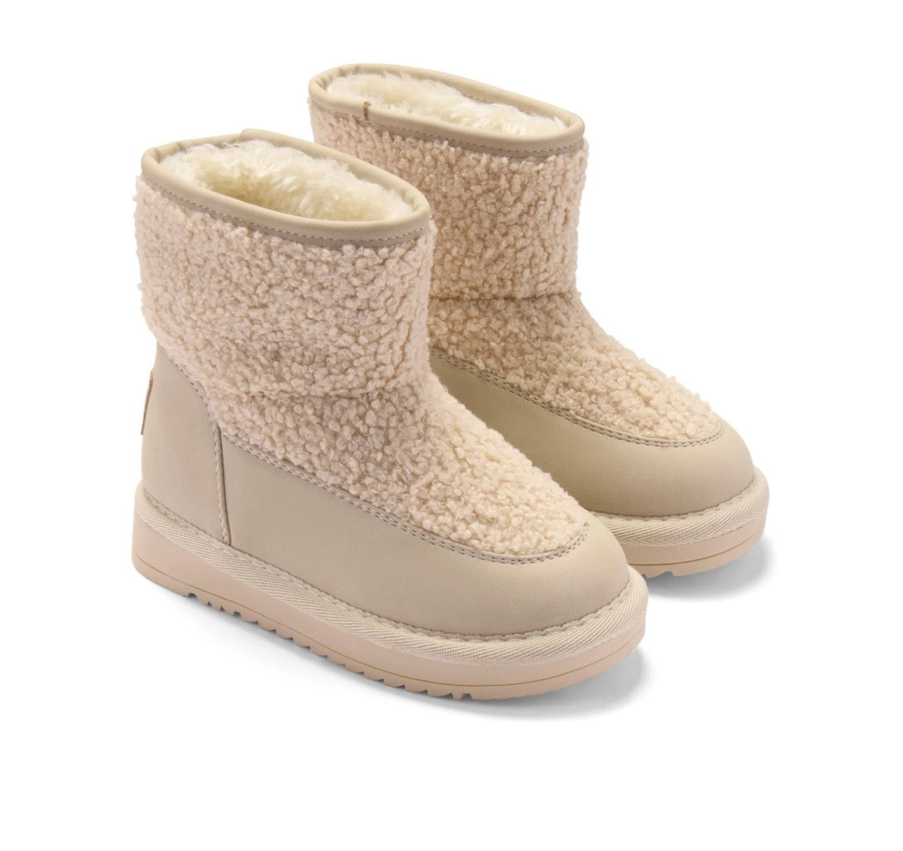 A’Dee - Teddy boucle boot beige