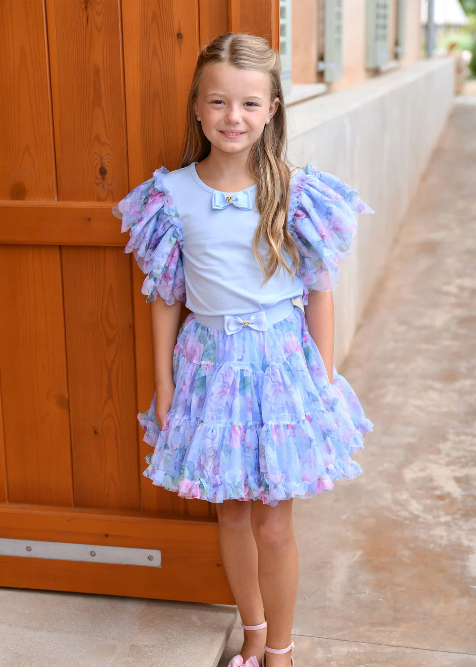 Angel’s face - garden flower set tutu