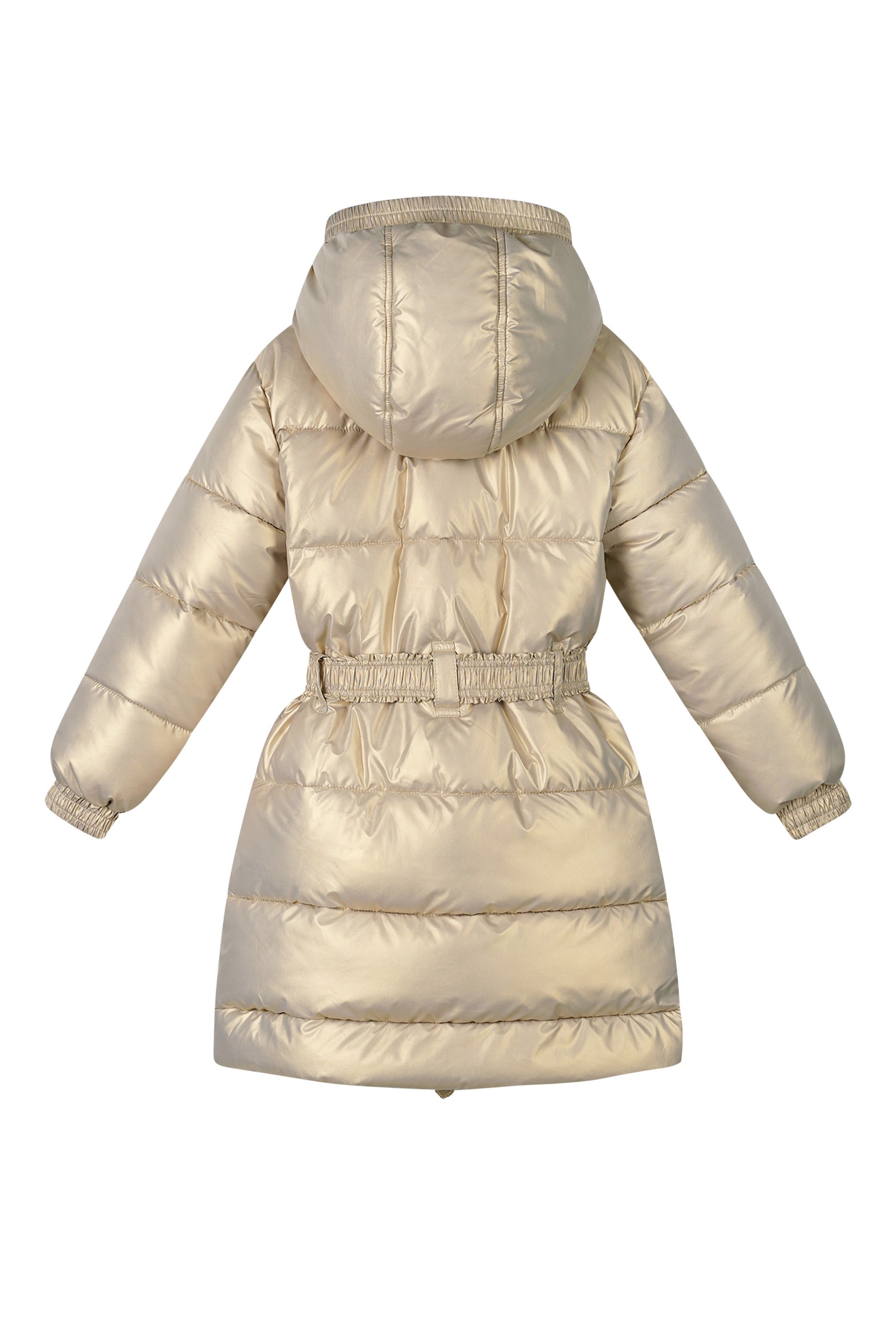 Le Chic - reversible long coat gold
