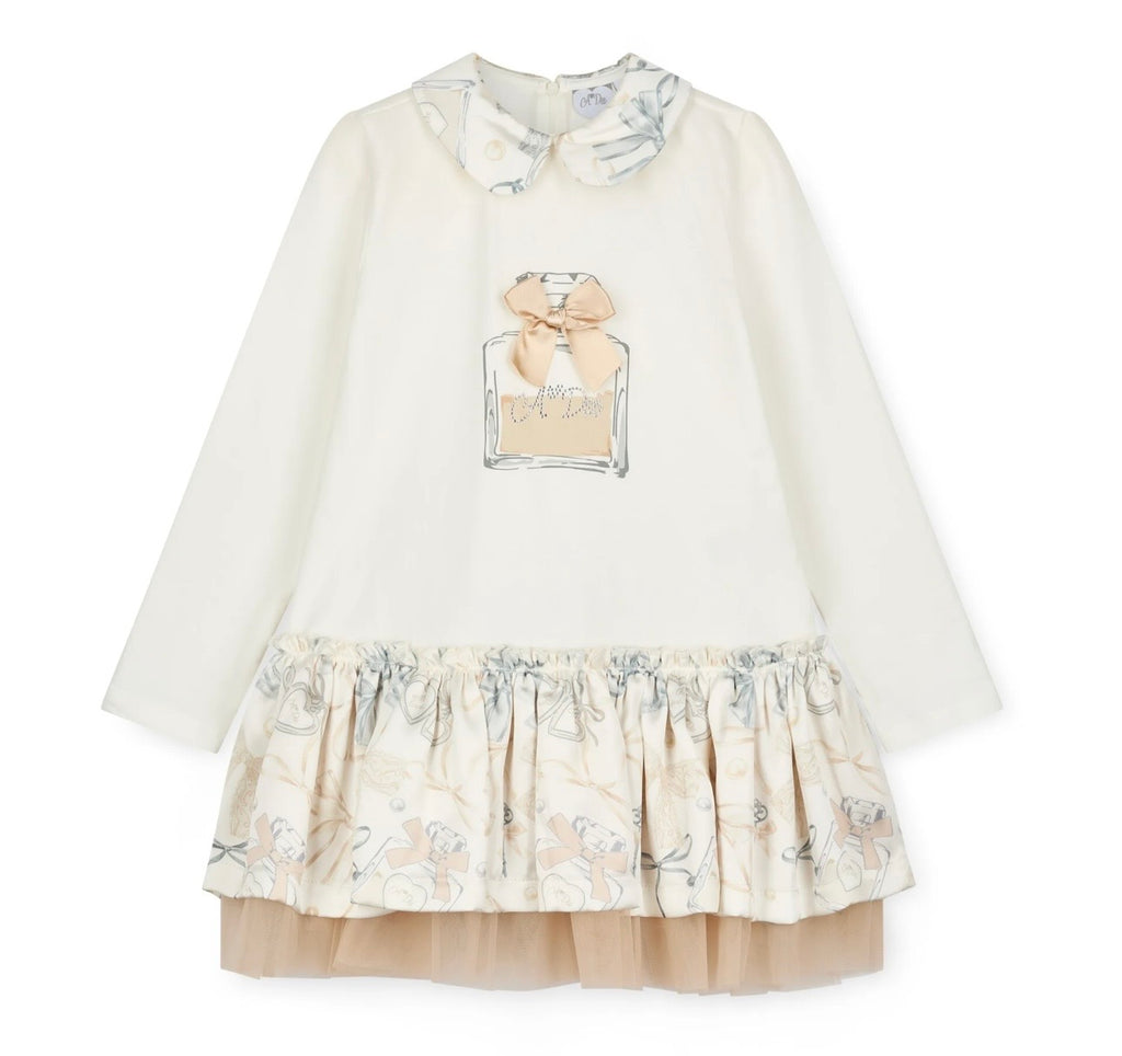 A’Dee - Betty bow print drop waist dress