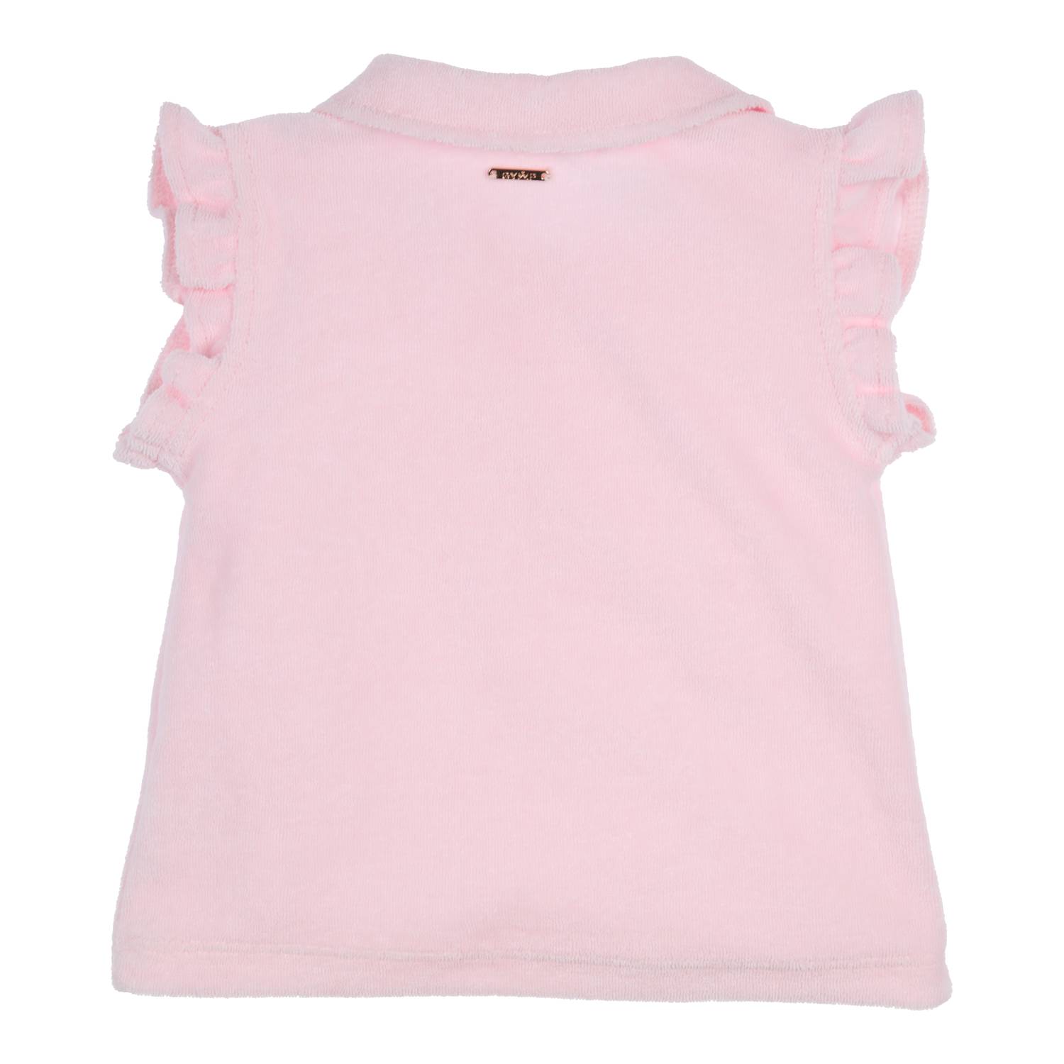 Gymp - badstof 2pc ruffle pink