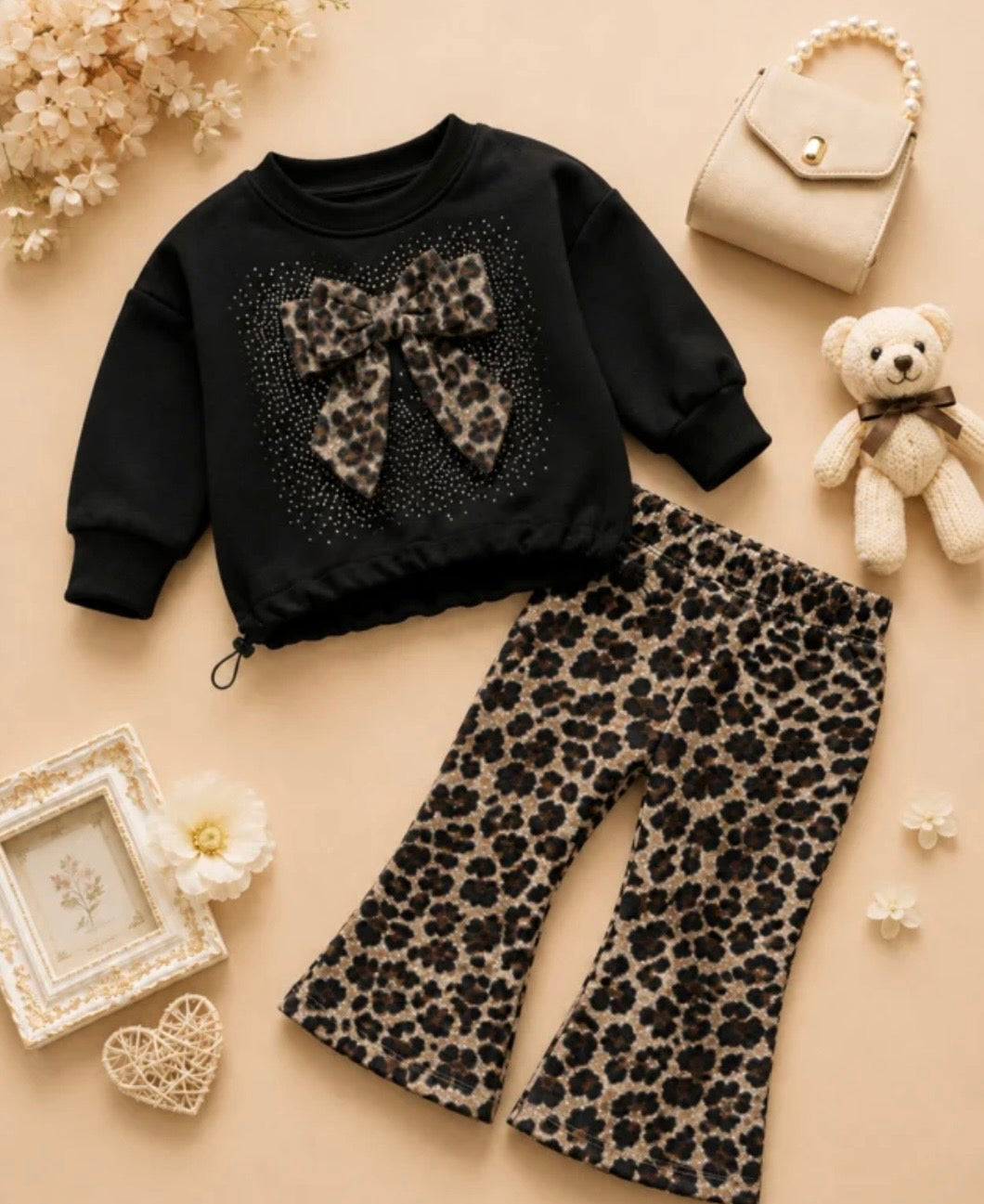 Black Bow Set