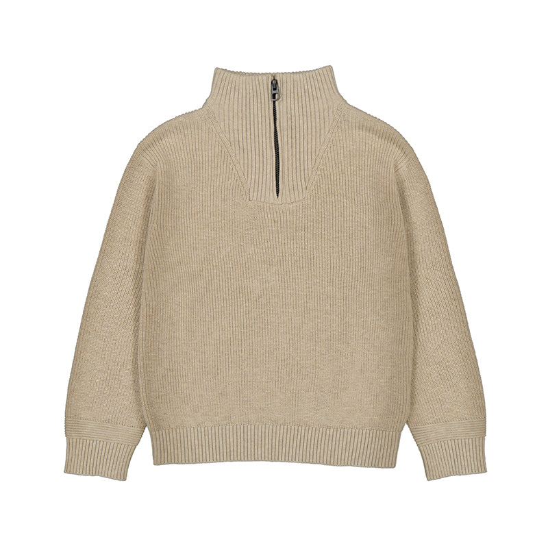 Mayoral - sweater zip beige