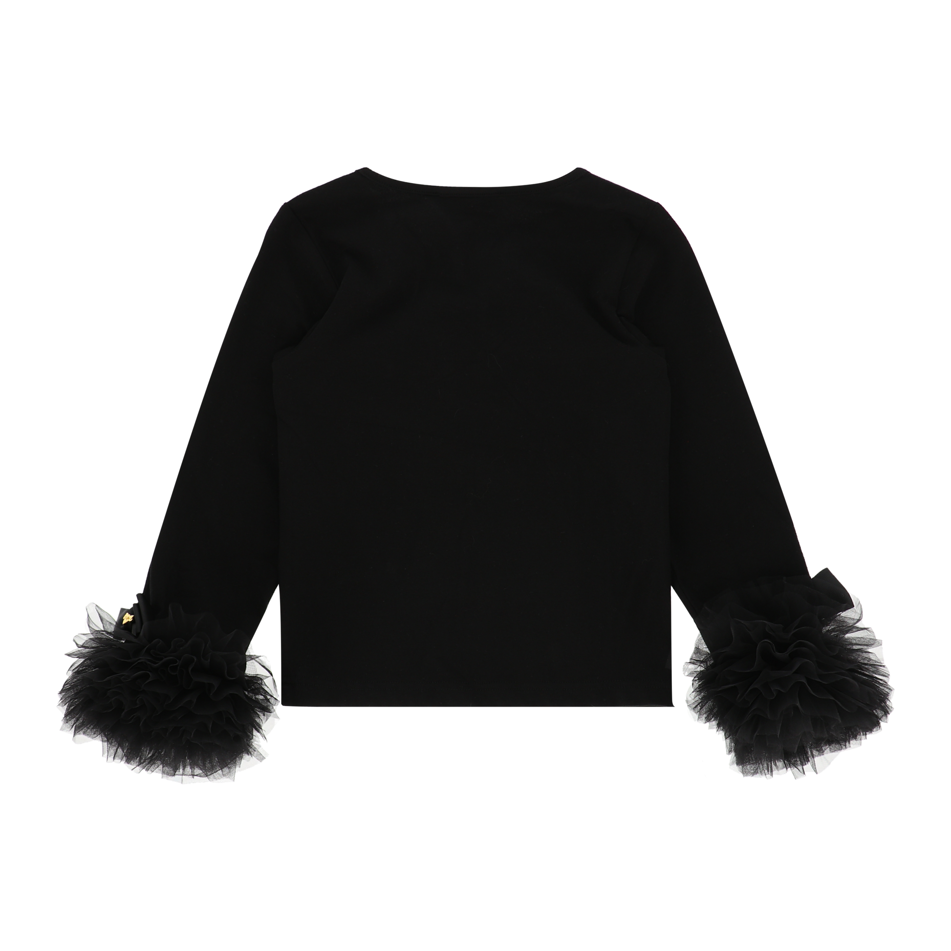 Angel’s face - Dua tulle cuff top black