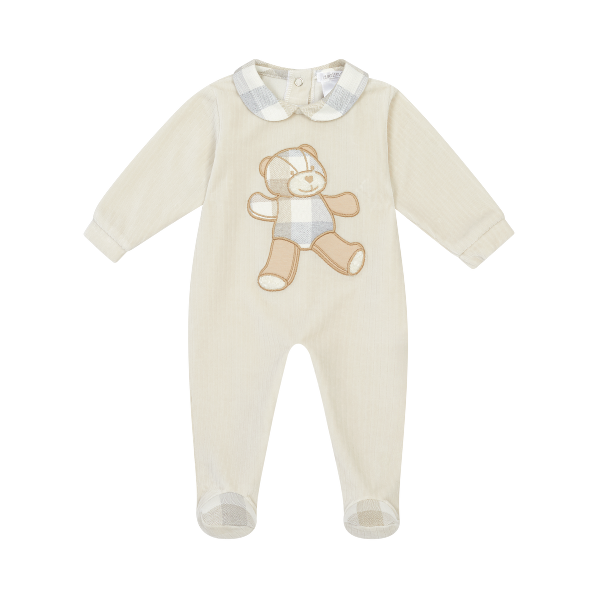 Deolinda - babysuit bear beige