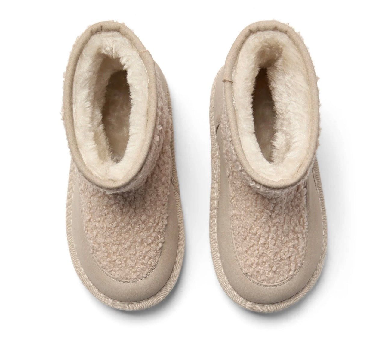 A’Dee - Teddy boucle boot beige