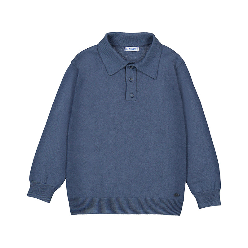 Mayoral - knit polo blue