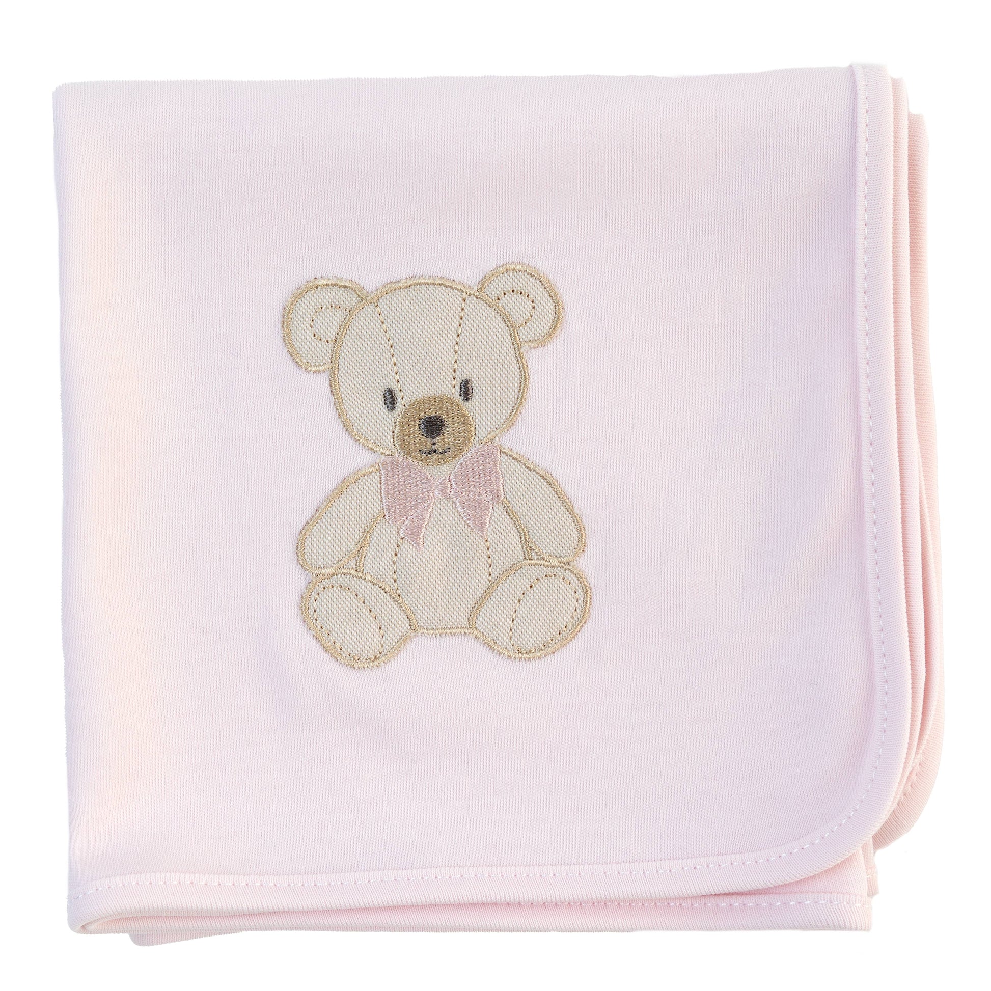 Baby Gi - blanket bear pink
