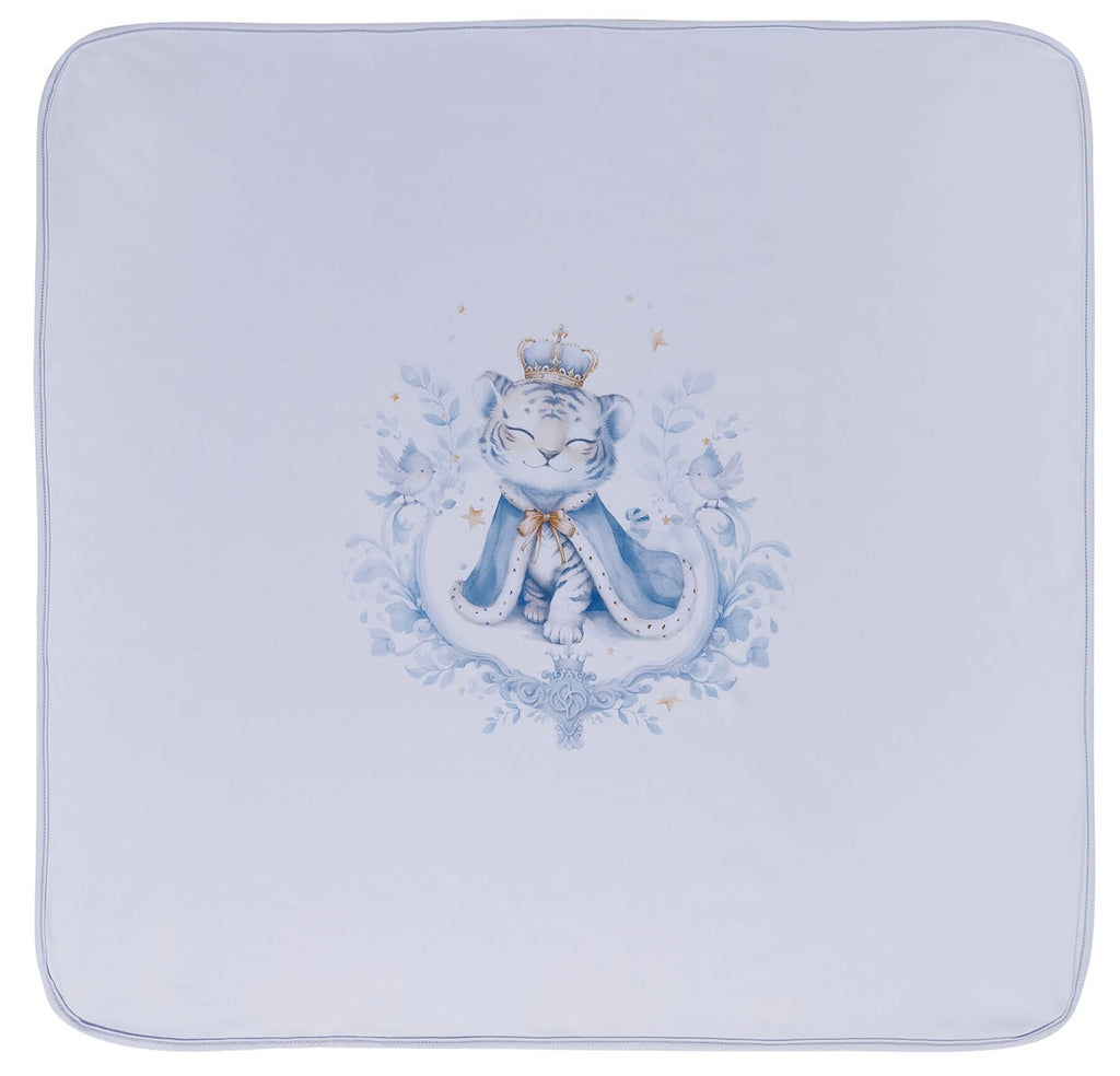 Sofija - blanket + hat king blue