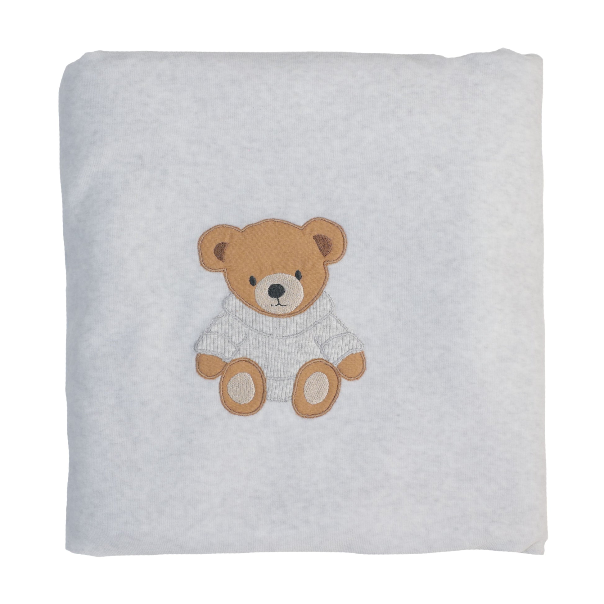 Baby Gi - blanket bear grey