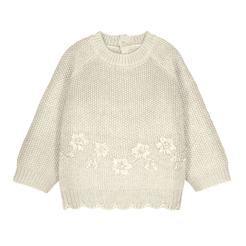 Mayoral - flower jersey jumper