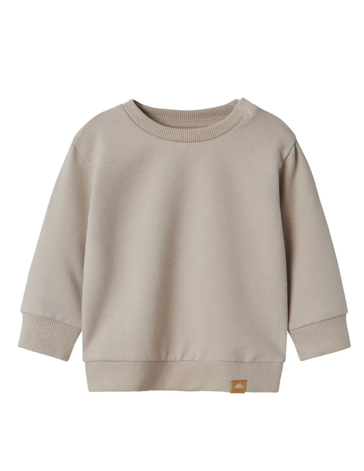 Beige set sweater + bijpassend broekje