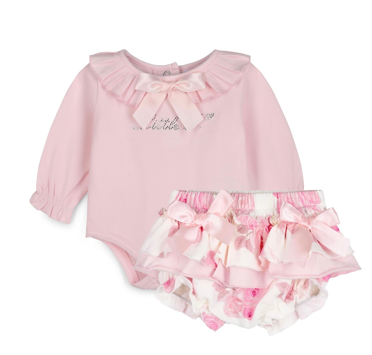 Little A - Deena rose print boomer set