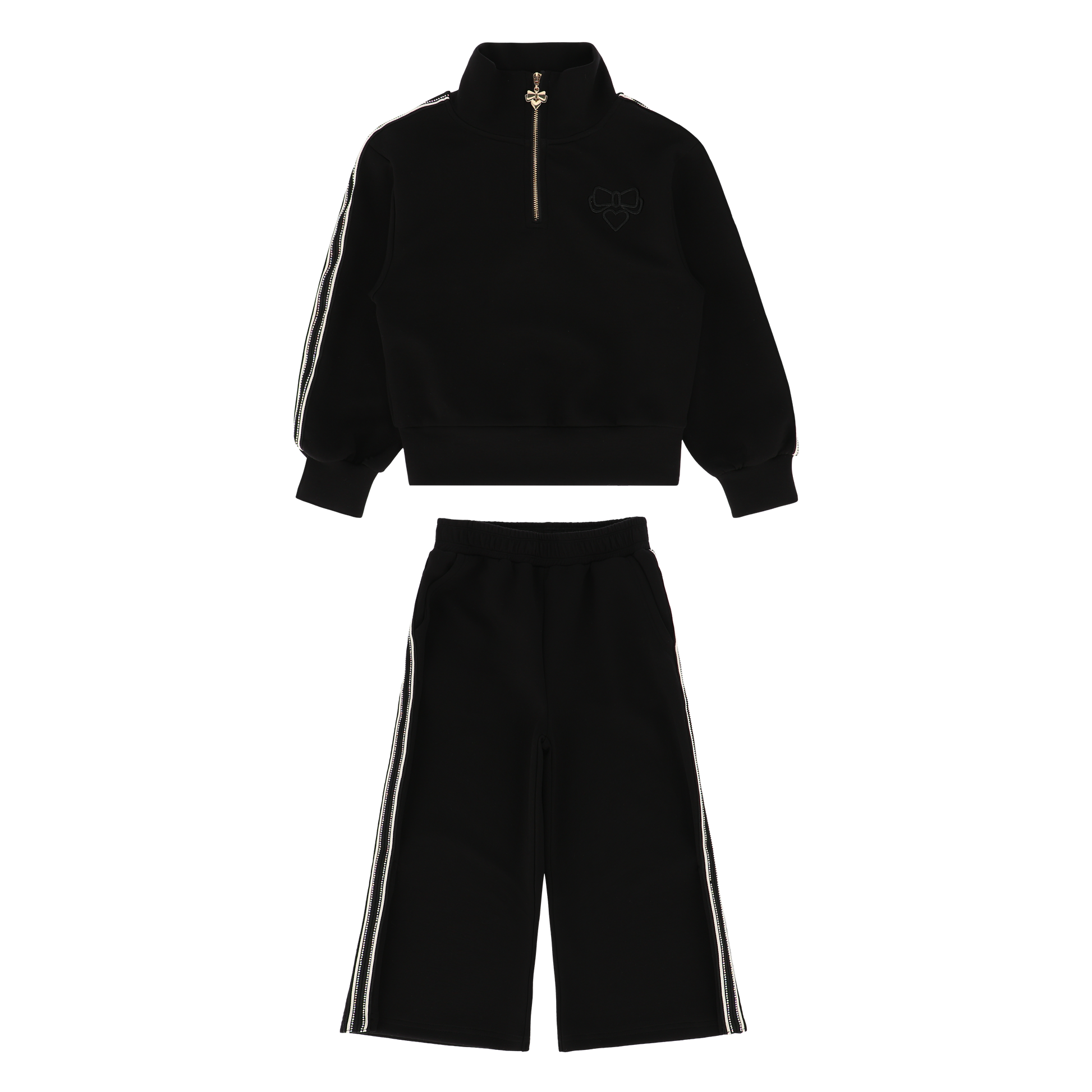 Angel’s face - Molly half zip joggingpak black