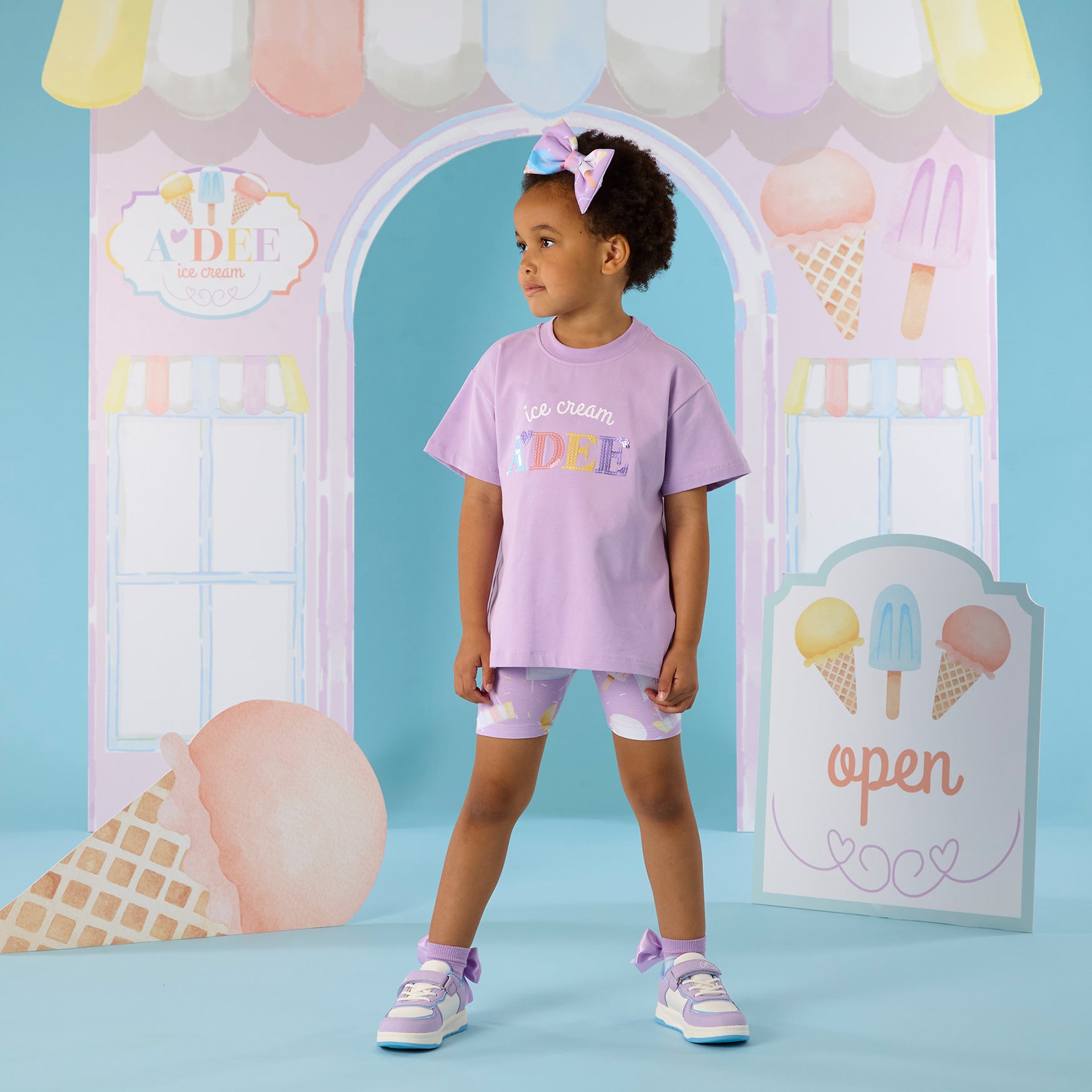 A’Dee icecream - Sophia biker shortset