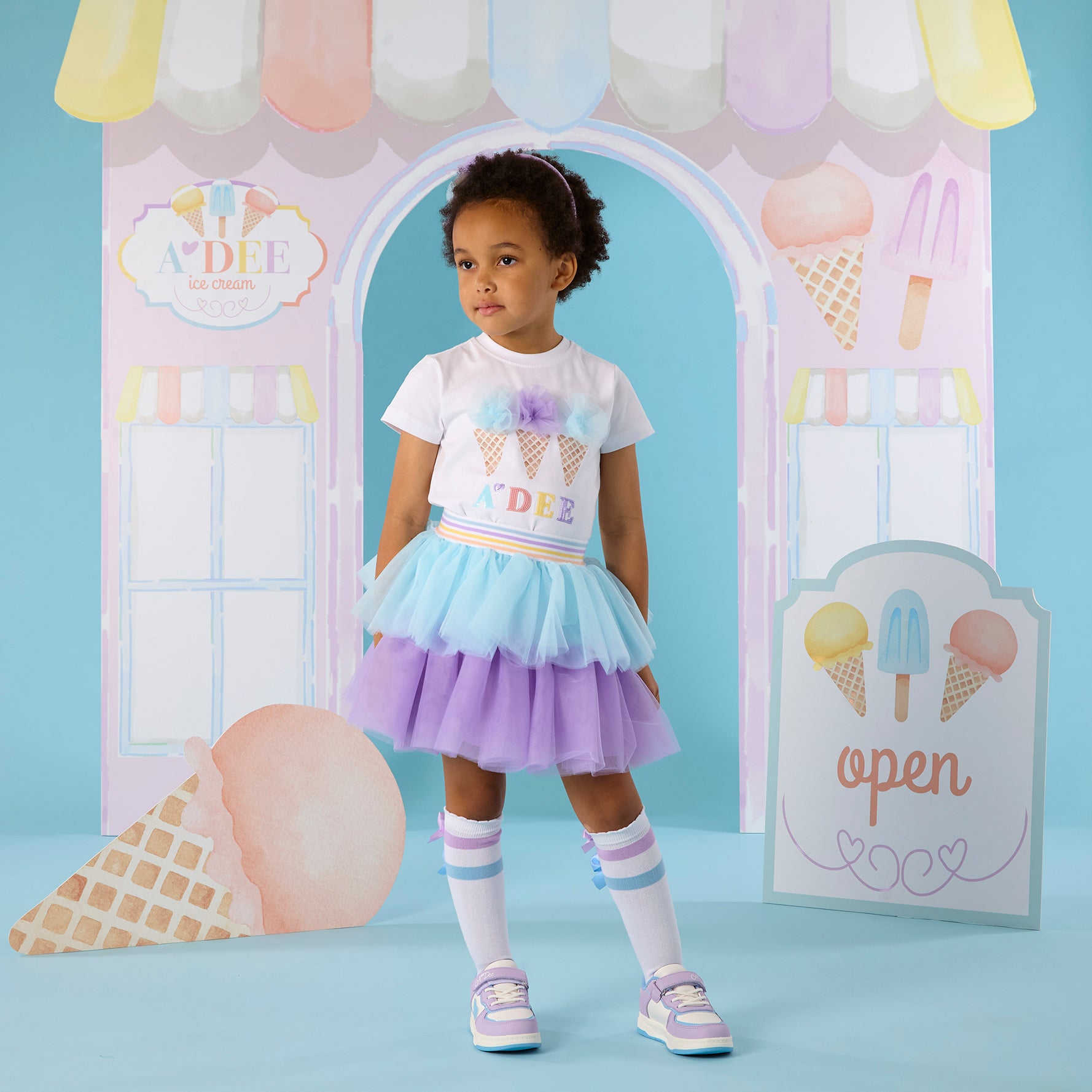 A’Dee icecream - Suzi tulle skirt set