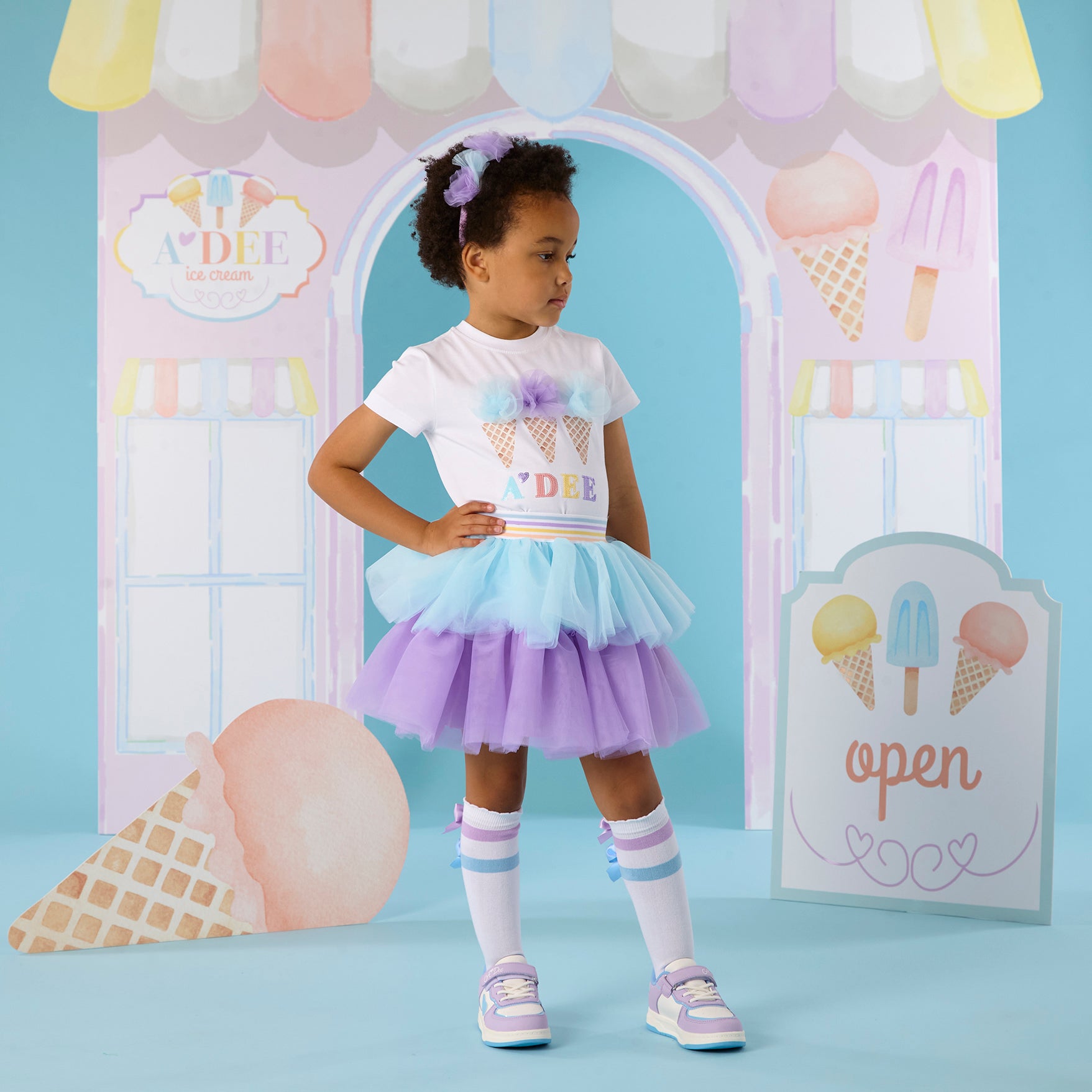 A’Dee icecream - Suzi tulle skirt set