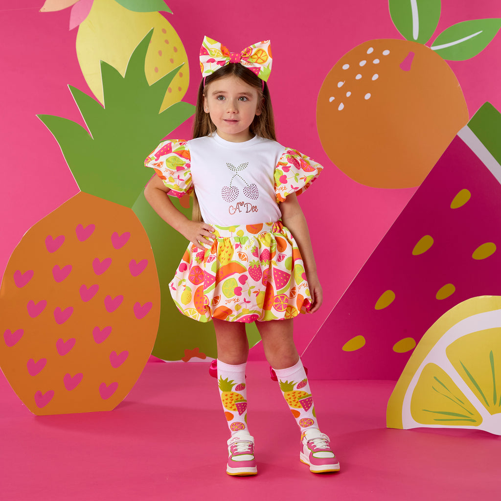 A’Dee tutti frutti - Tia skirt set