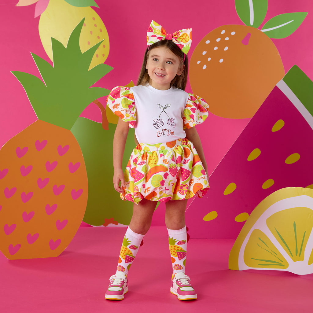 A’Dee tutti frutti - Tia skirt set