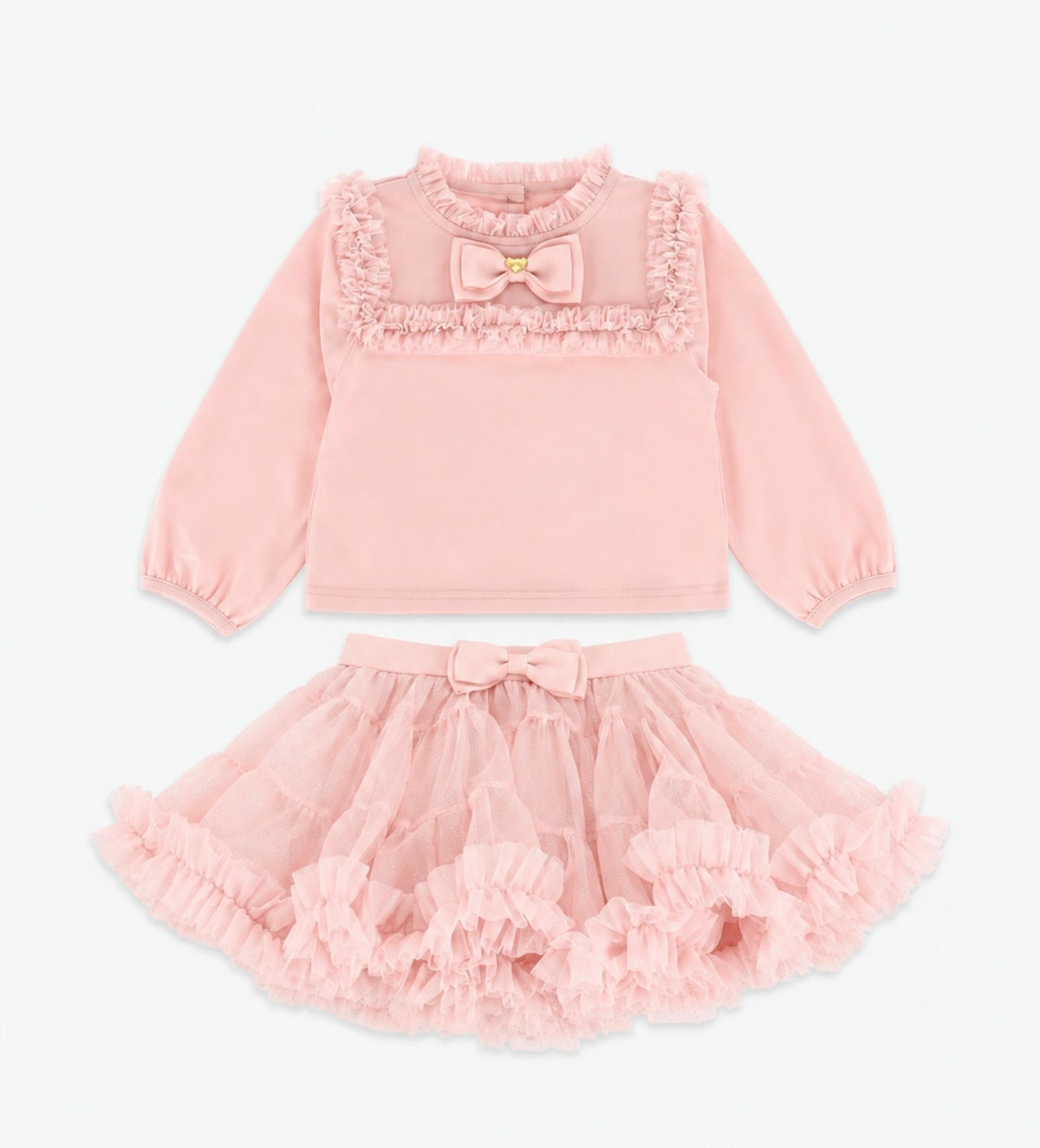 Angels Face - tulle rok set blush