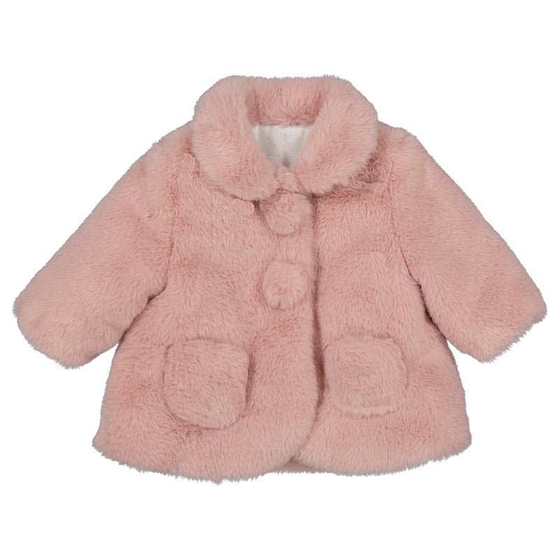 Mayoral - fur coat petal