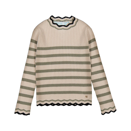 Abel & Lula - knit rib turtleneck