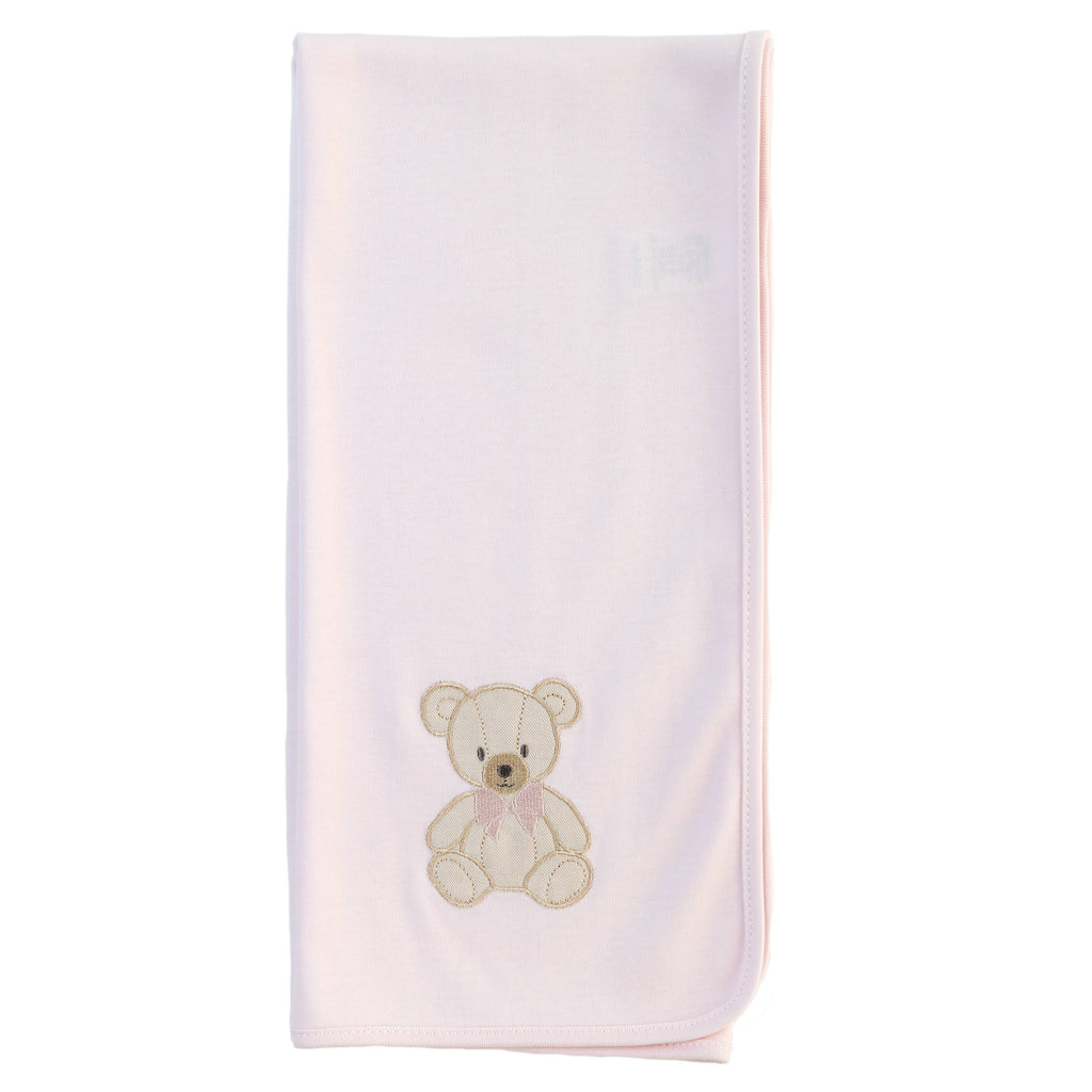 Baby Gi - blanket bear pink