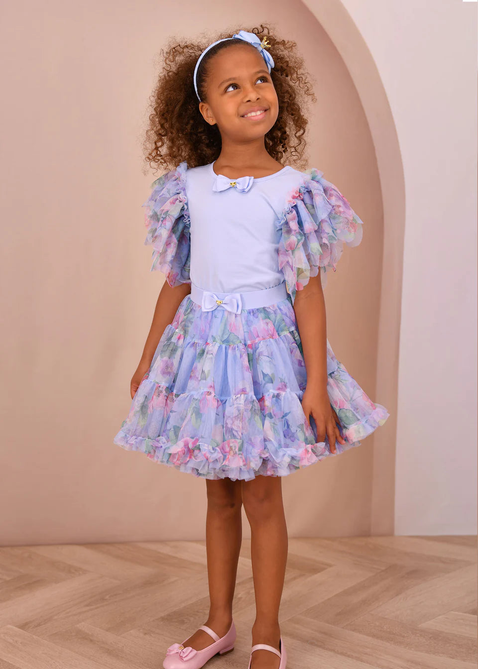 Angel’s face - garden flower set tutu