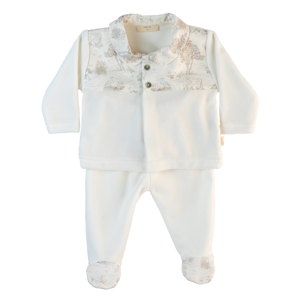 Baby Gi - babysuit country beige