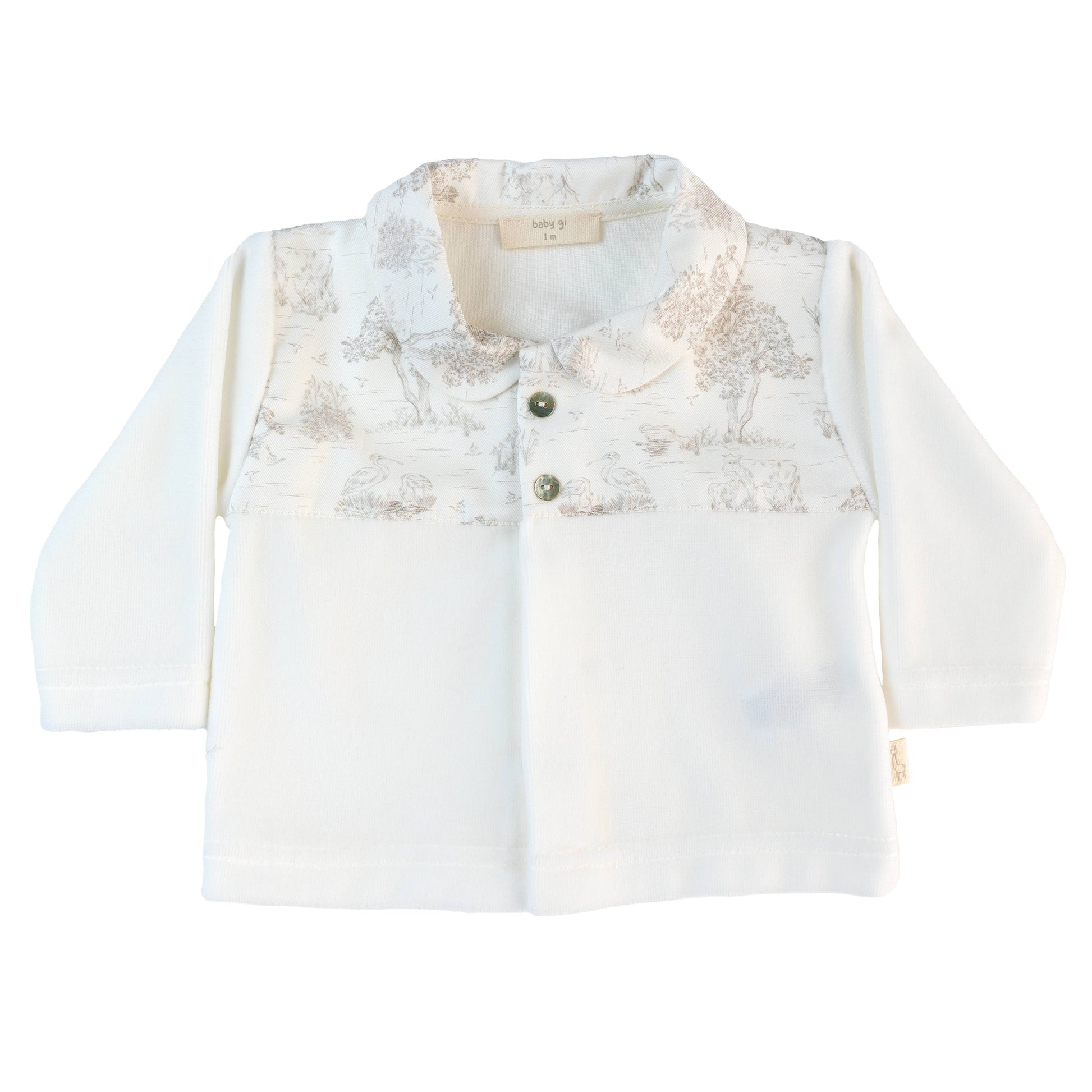 Baby Gi - babysuit country beige