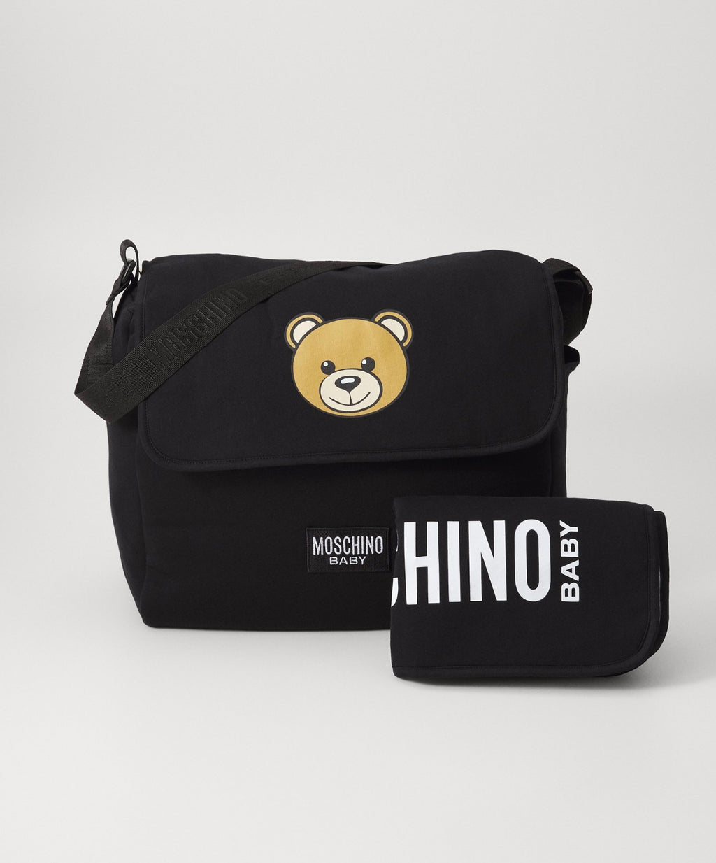 Moschino Kids - luiertas zwart unisex