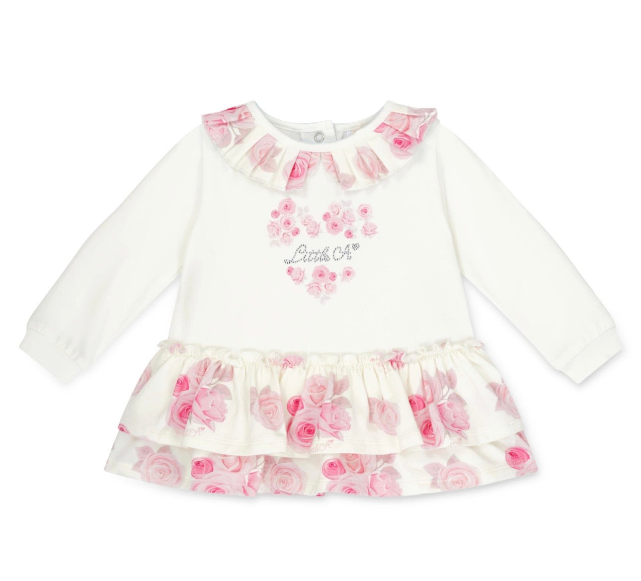 Little A - Darla rose print dress