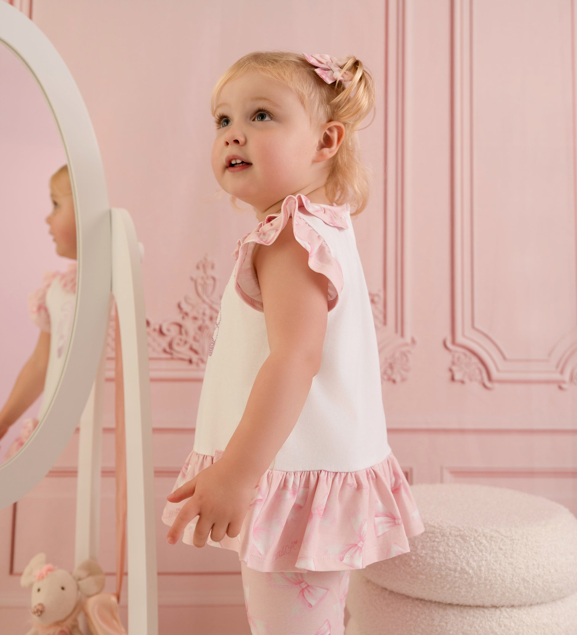 Little a perfectly pink - Oriana leggingset