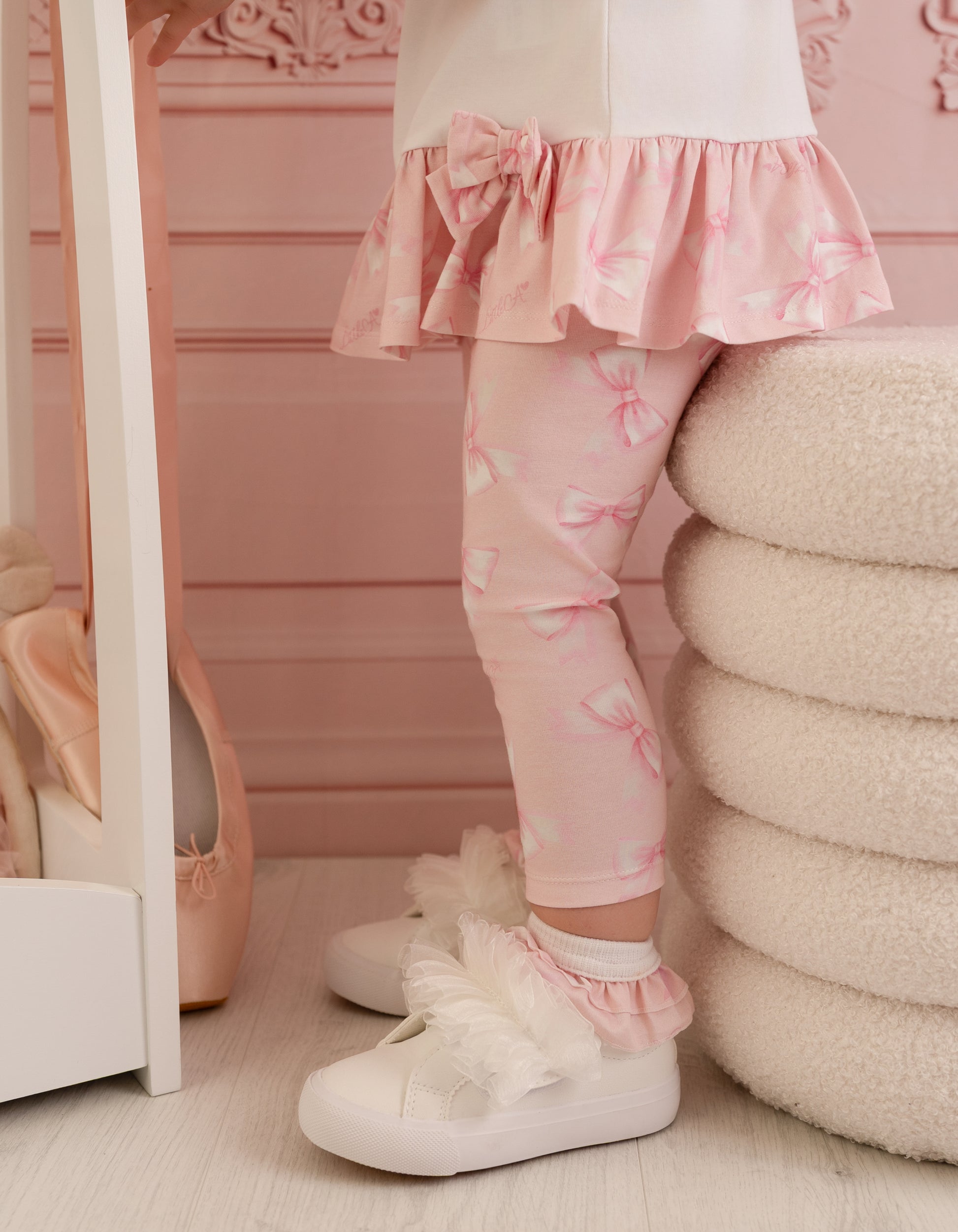 Little a perfectly pink - Oriana leggingset