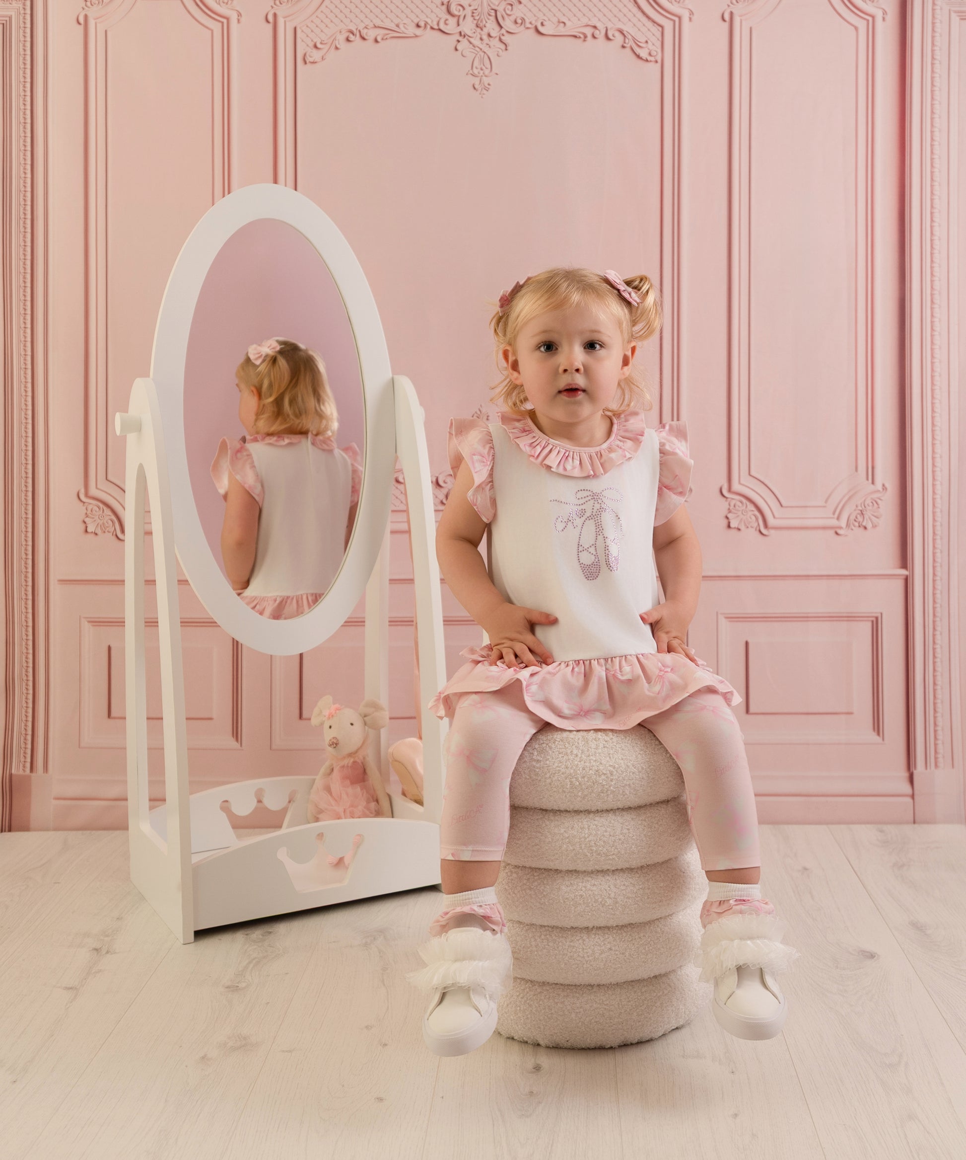 Little a perfectly pink - Oriana leggingset