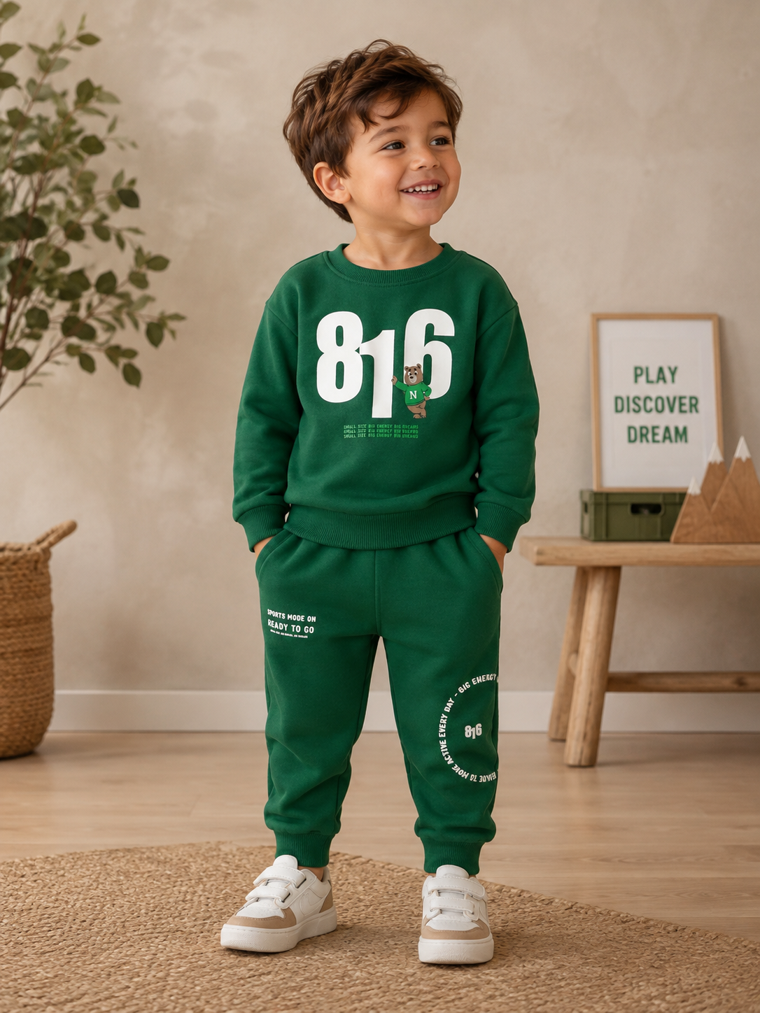 Joggingpak - groen 816 beer