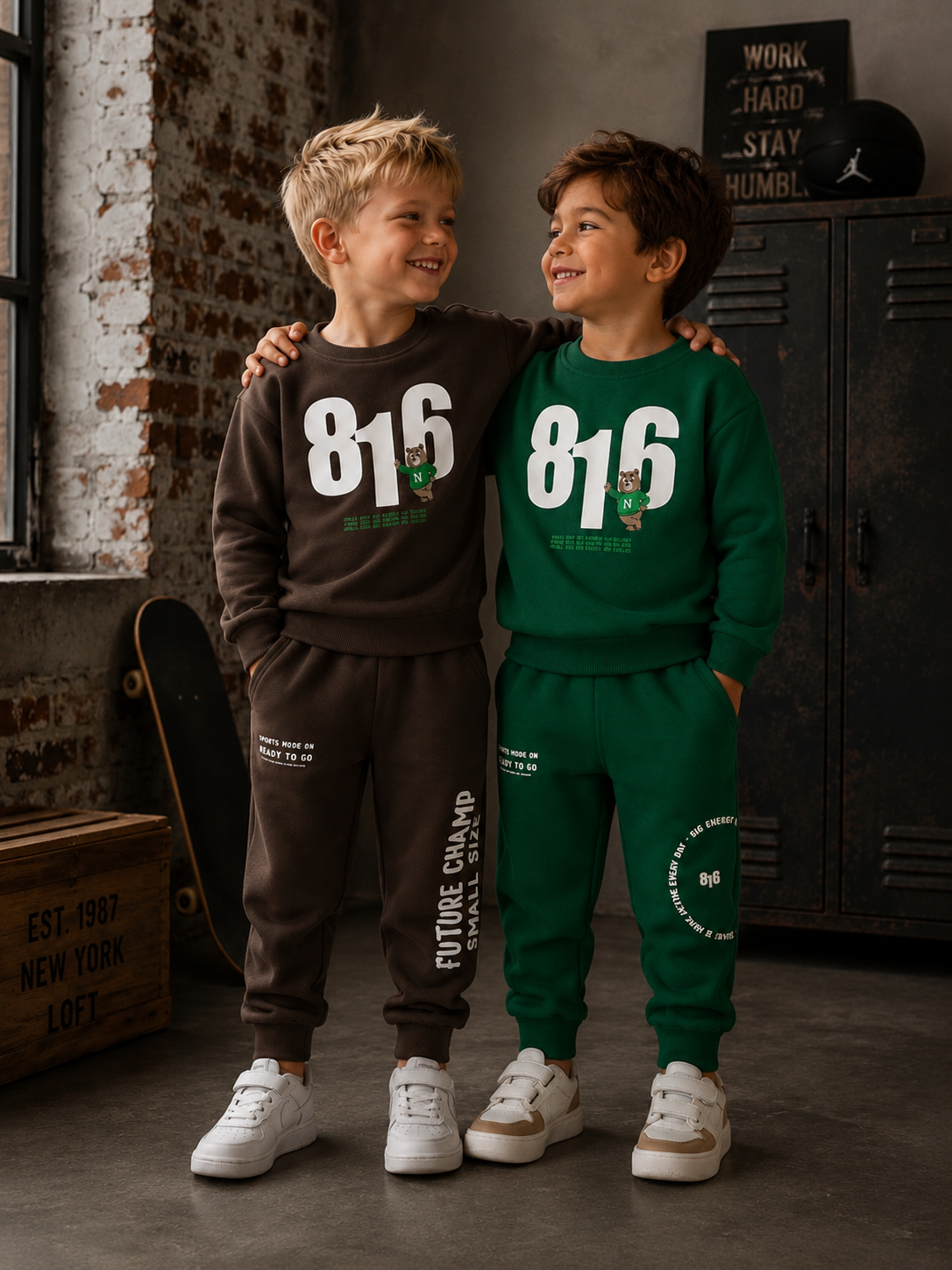 Joggingpak - groen 816 beer