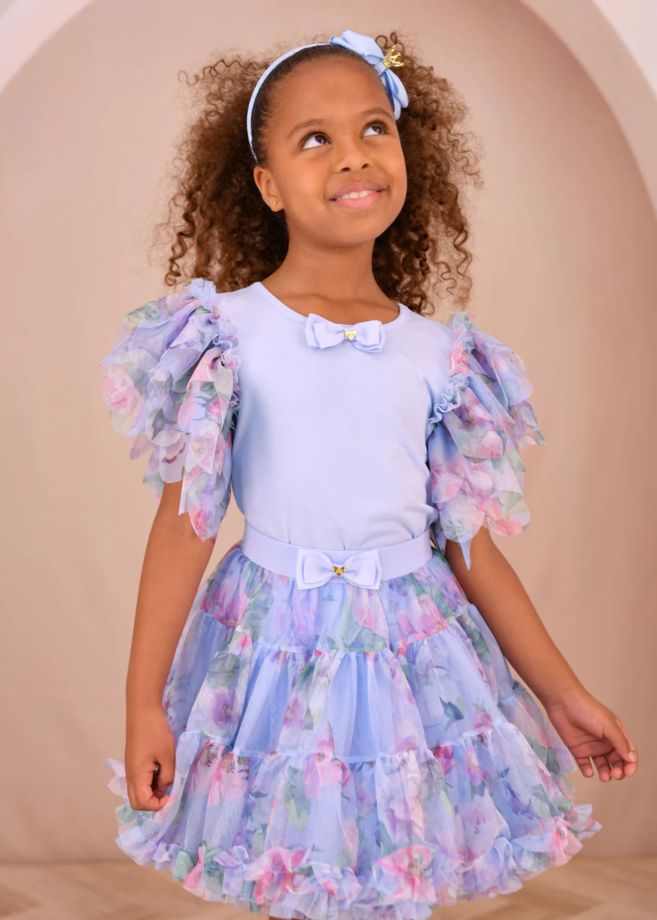 Angel’s face - garden flower set tutu