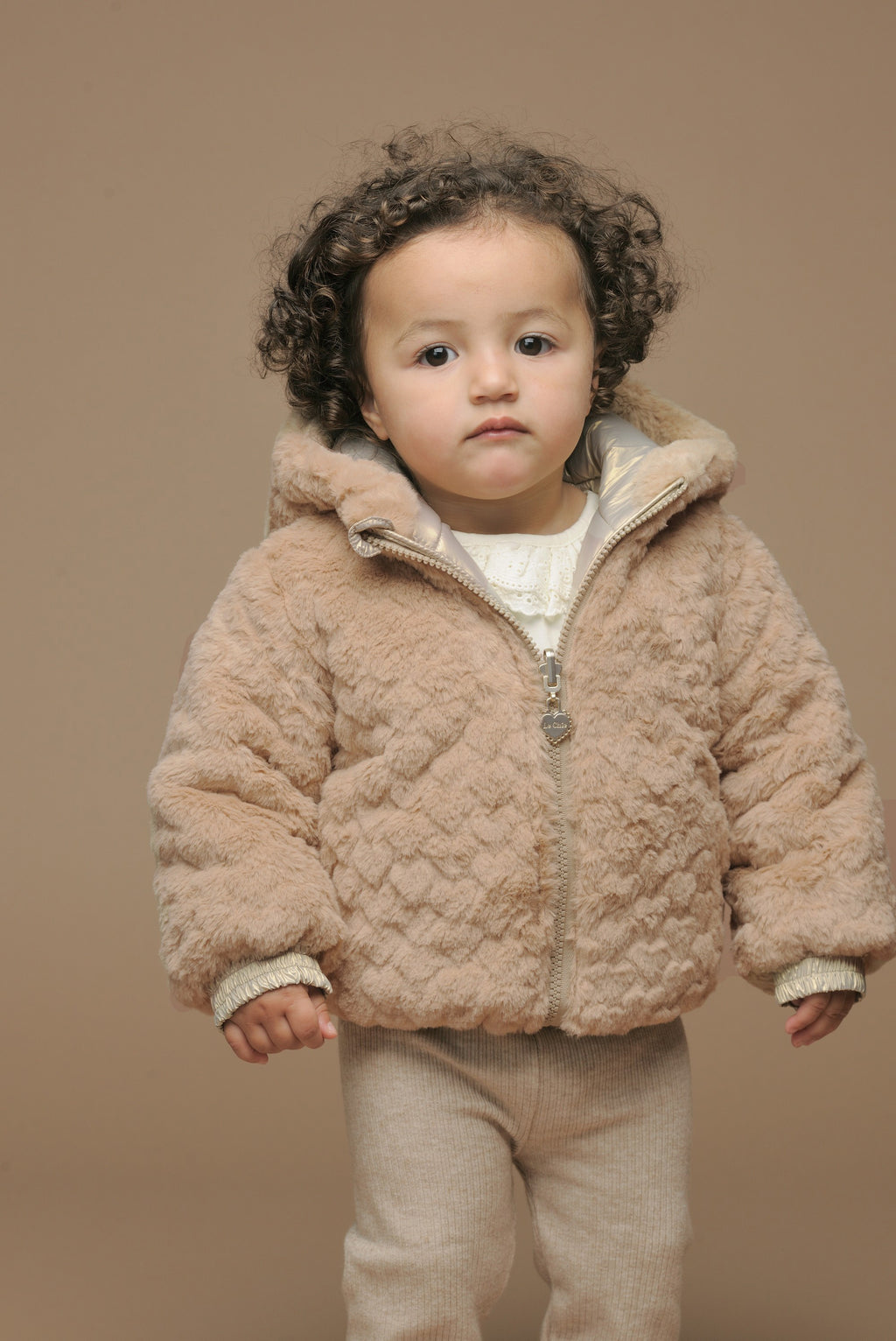 Le Chic - reversible bomber gold