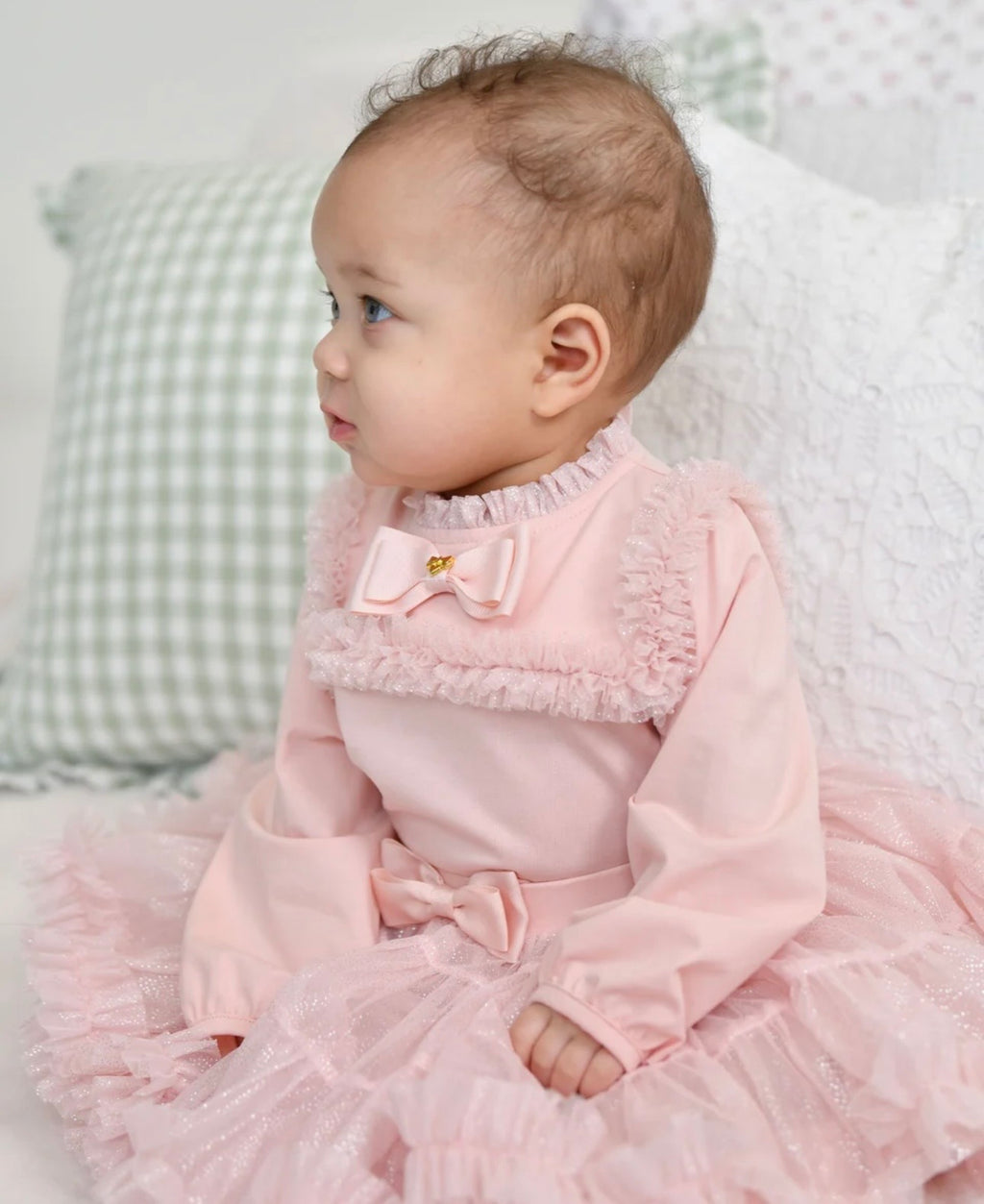 Angels Face - tulle rok set blush