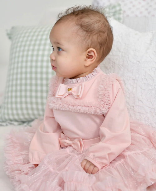 Angels Face - tulle rok set blush