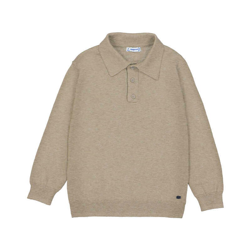 Mayoral - knit polo beige